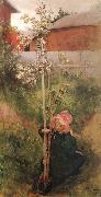 Carl Larsson Apple Blossoms oil painting artist